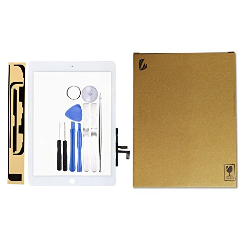 LL TRADER Zubehör Für iPad Air 1st Generation (iPad 5) Touchscreen Digitizer Glaslinse mit Flexkabel und Werkzeug Weiß Ersatz - 7