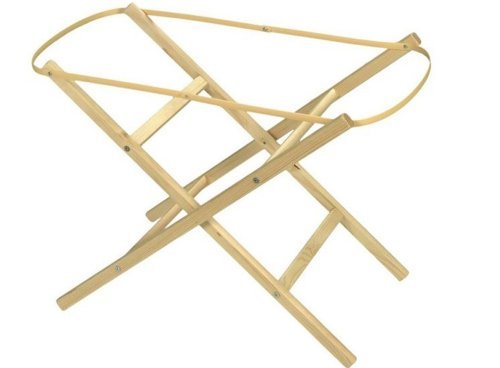 Shnuggle Folding Pine Moses Basket Stand