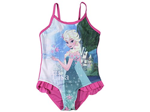 Preisvergleich Produktbild Frozem Disney Eiskönigin Badeanzug (98 / 104, pink)