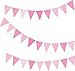 Vintage Bunting Wall Stickers - Pink Collection