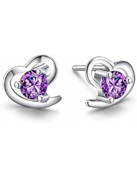 J.Vénus Ohrringe Silber, Damen Ohrringe Set Basic 925 Sterling Silber, Ohrringe mit Etui