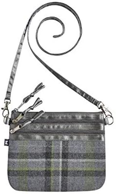 Storm Grey Tweed Pouch Bag