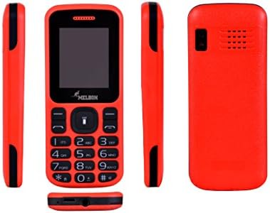 Melbon Dude 11 Mobile Phone (Dual Sim, Red)