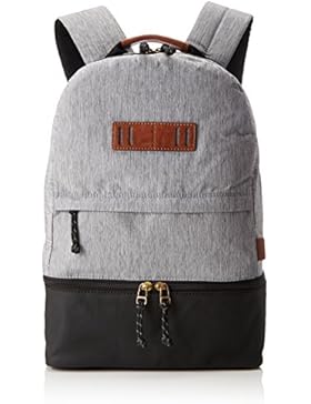 Fossil Herren Rucksack Summit-Dome Backpack, Grau (Grey), 44.5x15.2x30.1 cm