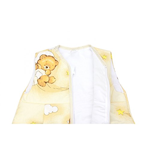 Baby Schlafsack Baumwolle Vierjahreszeiten Kinderschlafsack Wattierter Babyschlafsack ohne Ärmel Frühling Herbst Winter - 3