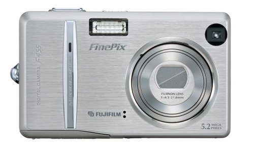 Fuji Finepix F455 Digitalkamera (5 Megapixel) in silber Fuji Finepix F455 Digitalkamera (5 Megapixel) in silber