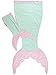 Produktbild poshpeanut Meerjungfrau Decke Weichsten Minky bequeme Cozy Kuscheldecke für Alter 3–13 mit gratis Spielzeug Puppe Decke im lieferumfang enthalten, Sonstige, Aqua / Pink, M