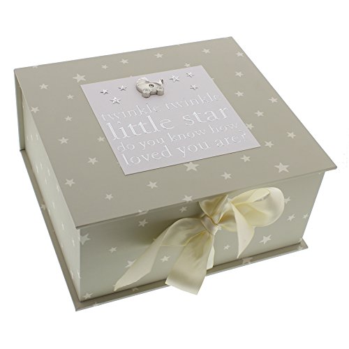 Bambino By Juliana Baby Gift - Twinkle Twinkle Little Star Keepsake Box - CG1059