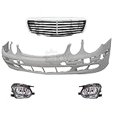 Stoßstange vorne Set Stoßstange vorne + Zubehör für E-Klasse W211 Bj. 02-06 Classic Elegance