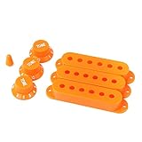 Incluye 3pcs Cubiertas Pickup, 1 volumen y 2 perillas de tono y 1 punta interruptor.
