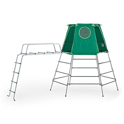 Preisvergleich Produktbild TP Toys 843p3 Explorer Metall Klettergerüst Set mit Jungle Run