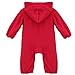 YIZYIF Babies Christmas Romper Warm Fleece Outfit Infants Fancy Jumpsuit Costume Unisex 3-18 Months Red Christmas Reindeer 3-6 Months