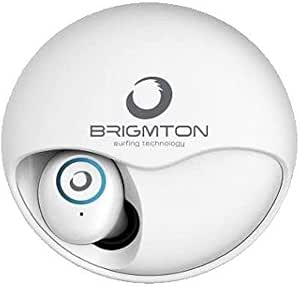 Brigmton - Auricolare + Mic BML-17-B Bluet+Base di ricarica B : Amazon.it:  Elettronica