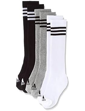 adidas Damen 3-Stripes, 3 Paar Kniestrümpfe