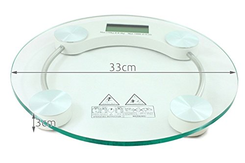 Digitale Personenwaage Bad Badezimmer Waage 180KG/0,1KG Neu #081 - 3