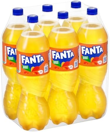 Fanta Original Gusto di Arancia, con Succo di Arance Italiane, Senza Aggiunta di Conservanti, Bottiglia PET 100% riciclabile, Gusto Rinfrescante, Bevanda Analcolica Frizzante – 6 Bottiglie da 1.5 L
