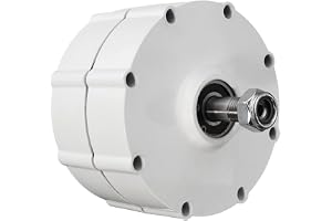 800W permanent magnetgenerator 12V 24V 48V 3-fas växellös dynamo för gör-det-själv vindkraftverk och fri energiprojekt (without-24V)