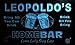 Produktbild p905-b Leopoldo's Home Bar Beer Family Last Name Neon Light Sign Barlicht Neonlicht Lichtwerbung