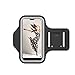Price comparison product image Sports Armband for Huawei P20 Pro, fingerprint recognition, key chains, cables, reflective tape, durable strap, anti-sweat, ideal for fitness, gym, hiking, jogging,biking, fishing, black