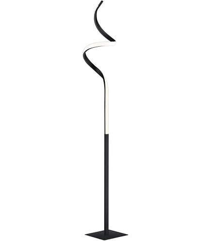 Trio Lampadaire Rondo 1xLED - Design Anneaux Modernes Avec Variateur Et Lumière Chaude