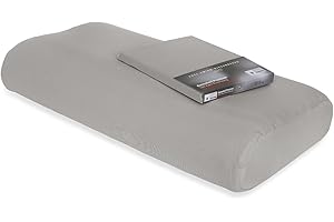 Dormabell Cover Neck Support Pillow Light Grey for Cervical Pillow NB4 - NB5, Size: Medium