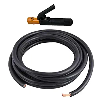 KIJAN Industrial 100% Copper Premium Extra Flexible Welding Cable In Black And Fully Insulated Electrode Welding Holder For 1000 AMPS For Cutting And Welding Purpose