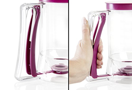 Wenco 541794 Teigportionierer, Kunststoff, transparent / lila, 18 x 11.5 x 17 cm - 4