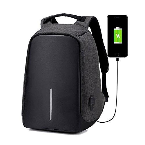 Business Laptop Rucksack 15 6 zoll Taschen mit USB Anschluss Notebook Computer herren rucksack Hohes Fassungsverm  gen Anti-Diebstahl Sicherung Gesch 