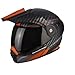 Price comparison product image Scorpion ADX 1 DUAL Matt Goldange Motorcycle Helmet, Black/Orange, Size L