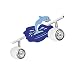 Produktbild LED Deckenstrahler DELFIN Kinderzimmerleuchte, 2-flammig, GU10, 4,5W, weiß/chrom/blau EEK: A+
