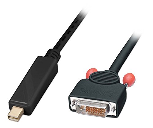 Lindy 2 m Mini Displayport Stecker auf DVI-D Stecker Kabel, schwarz
