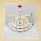 Forever Handmade Pop Up Karte zur Hochzeit - edel und...