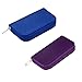 Price comparison product image 2Pcs 22 Slots Memory Card Case CompactFlash Cards Storage Bag Memory Stick Cards Organizer CF Micro SD Cards Holder(Purple,Blue)