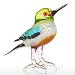 Produktbild Tooarts Glasskulptur Dekofigur Tier Skulptur Designer Skulptur aus Glas Handarbeit Vogel