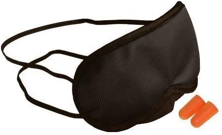 Comfortable Travel Eye Sleeping Mask Sleep Blindfold & Ear Plugs