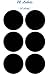 Produktbild 72 Round Chalkboard Mason Jar Lid Canning Labels for Food Storage, Pantry, Spice Jars & Freezer! Waterproof Black Vinyl Chalkboard Stickers are Ideal for Chalk Markers (1.9 Inches Wide)
