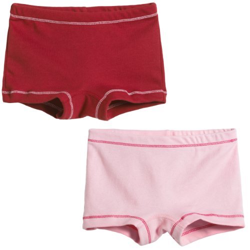 City Threads 2-Pack Girl Boy Shorts - Red/Pink-18-24 mon. Color: Red/PINK Size: 18-24 mon.