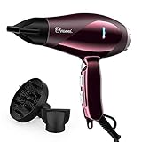 【Motor profesional AC con 2200w de potencia】Preparado para soportar largas sesiones de peluquería.