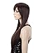 Cool2day Women's Long Straight Natural Hair Wig Light Brown/Dark Brown/Black JF010327