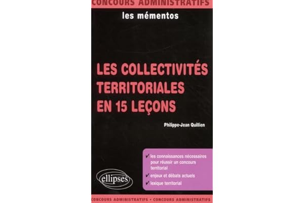 Les collectivités territoriales en 15 leçons