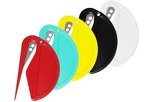 Votvlog 5Piezas Anudadores para Gatos, Peine Anudador para Mascotas, Peine Anudador para Perros, Herramienta de Depilación para Mascotas con Hoja de Acero, Peine para Quitar Nudos de Pelo de Aseo