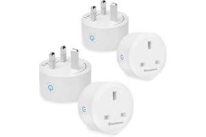 Smart Plug eLinkSmart 16A WiFi Outlet Compatible with Alexa, Google Home Wireless Socket Remote Control Timer Plug Switch, No Hub Required 4 Pack