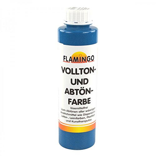 Volltonfarbe Abtönfarbe Flamingo 250ml nachtblau Wandfarbe Farbe Malerfarbe