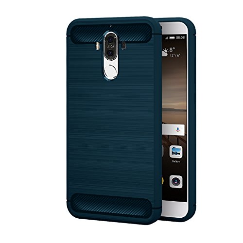 Ivso - Funda protectora para Huawei Mate 9  carcasa de silicona azul turquesa