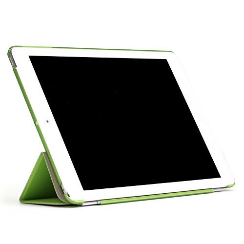 Original Urcover® iPad Air 2 ( 2014 Version – 6.Generation) Smart Cover Case Etui Schutz Hülle mit Sleep/Wake & Ständer Funktion inkl. Displayschutzfolie und weiteres Zubehör – Grün - 3