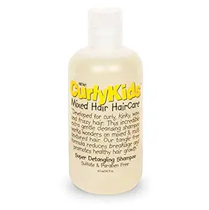 Curly Kids Mixed Hair Haircare Super Detangling Shampoo 8oz