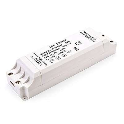 Liqoo® 50W LED Trafo Transformateur Driver Convertisseur IP20 4,17A AC 220V – 240V à DC 12V Pour LED Ampoule Ruban 12V