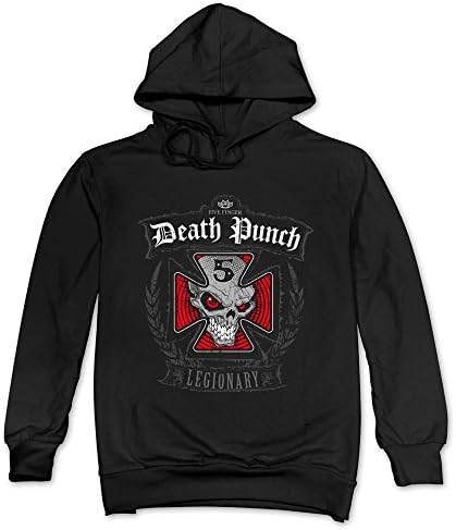 Men's Five Finger Death Punch 5 Legionary Logo Hoodies -  Black - 