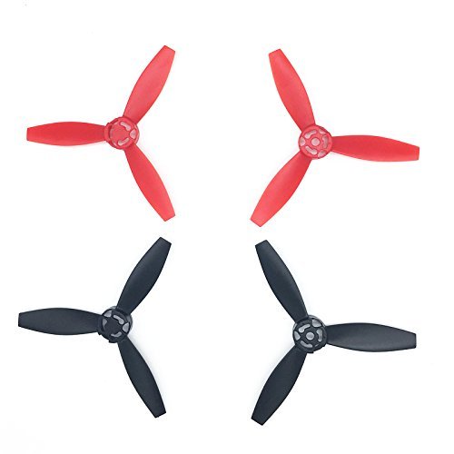PENIVO Drone hélices 4 pcs Set, couleur Hélices Props Rotor pour Parrot Bebop 2 Drone Quadcopter Accessoires