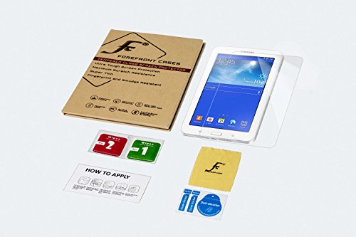 Forefront Cases® [HD KLARHEIT] Gehärtetes Glas Bildschirm Schutz Protektor Folie für Samsung Galaxy Tab 3 Lite 7.0 SM-T110 [ULTRA DÜNN nur 0.3mm] - 7